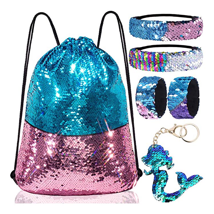 Հետադարձելի Sequin Drawstring Bag